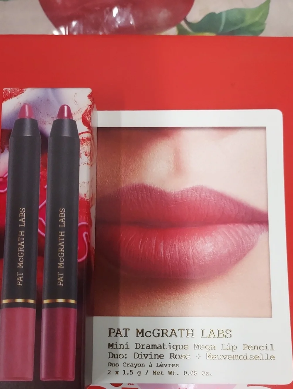 Pat McGrath Mini Dramatique Mega Lip Pencil Duo - Rose / Mauvemoiselle